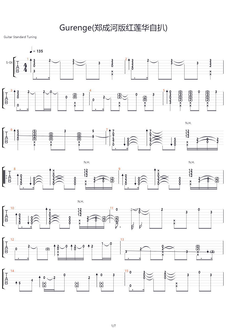 Gurenge吉他谱-1